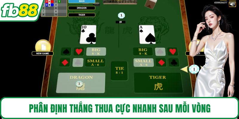 Phân định thắng thua cực nhanh sau mỗi vòng